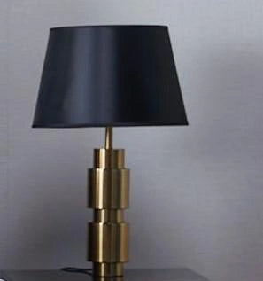 Abajor Lamp With Metallic Gold and Black Finish