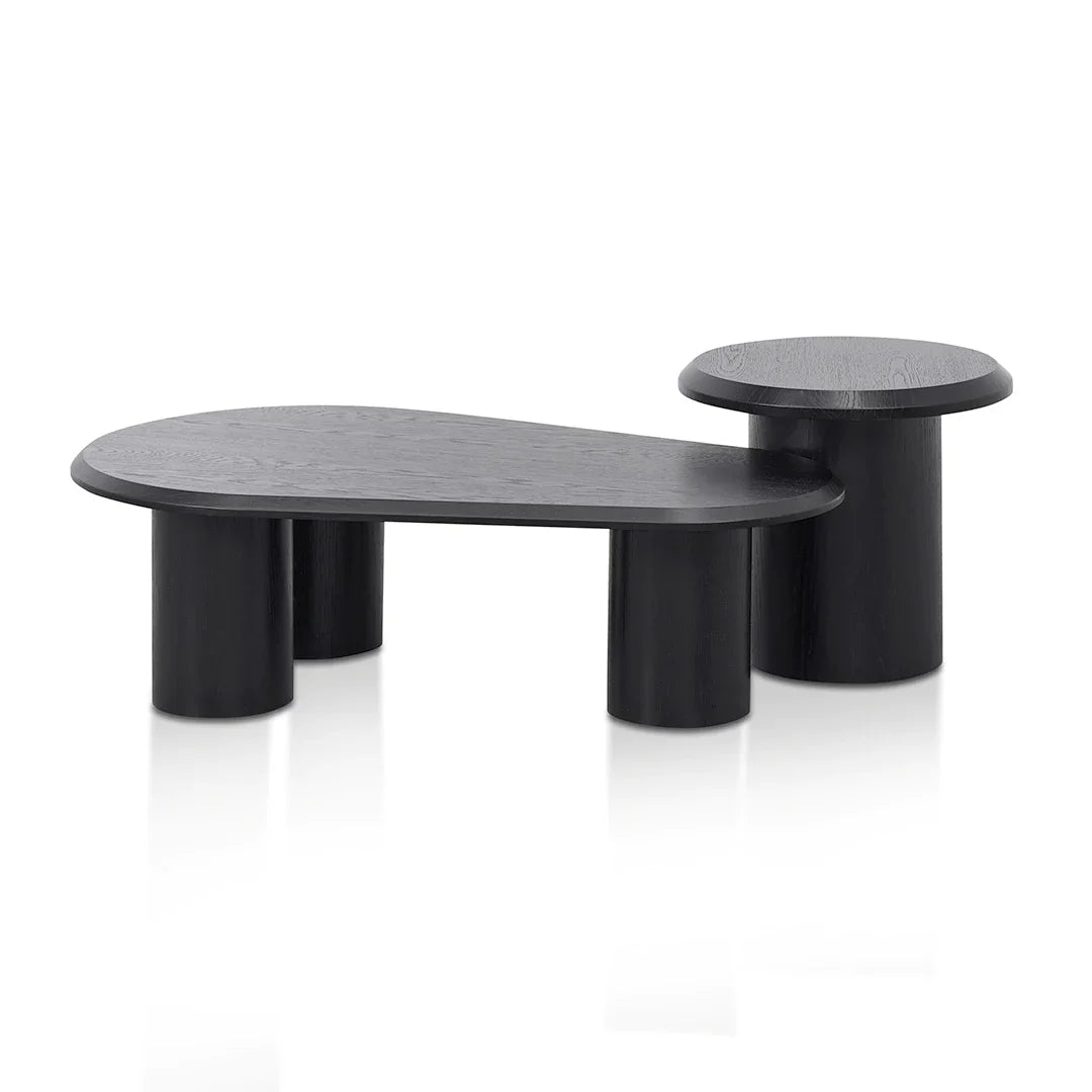 Chen Nested Coffee Table With Round Side Table