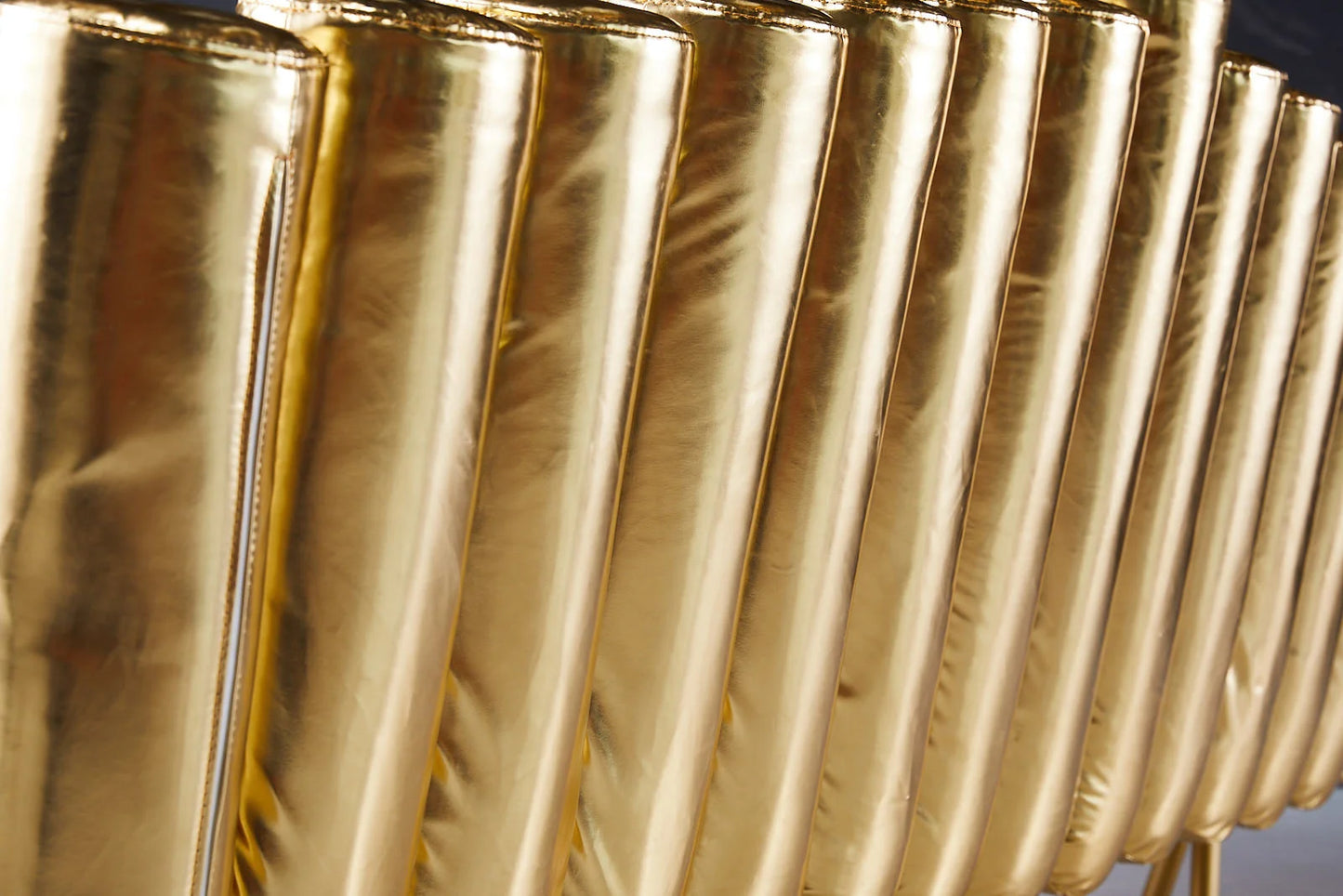 Cordelia Gold Sofa Rear Detail