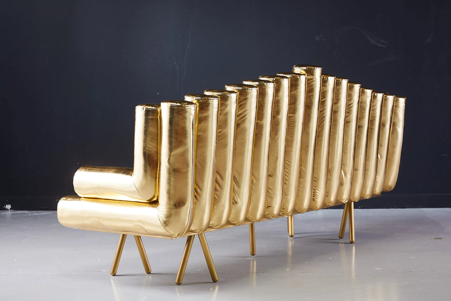 Cordelia Sofa Back Detail - Gold