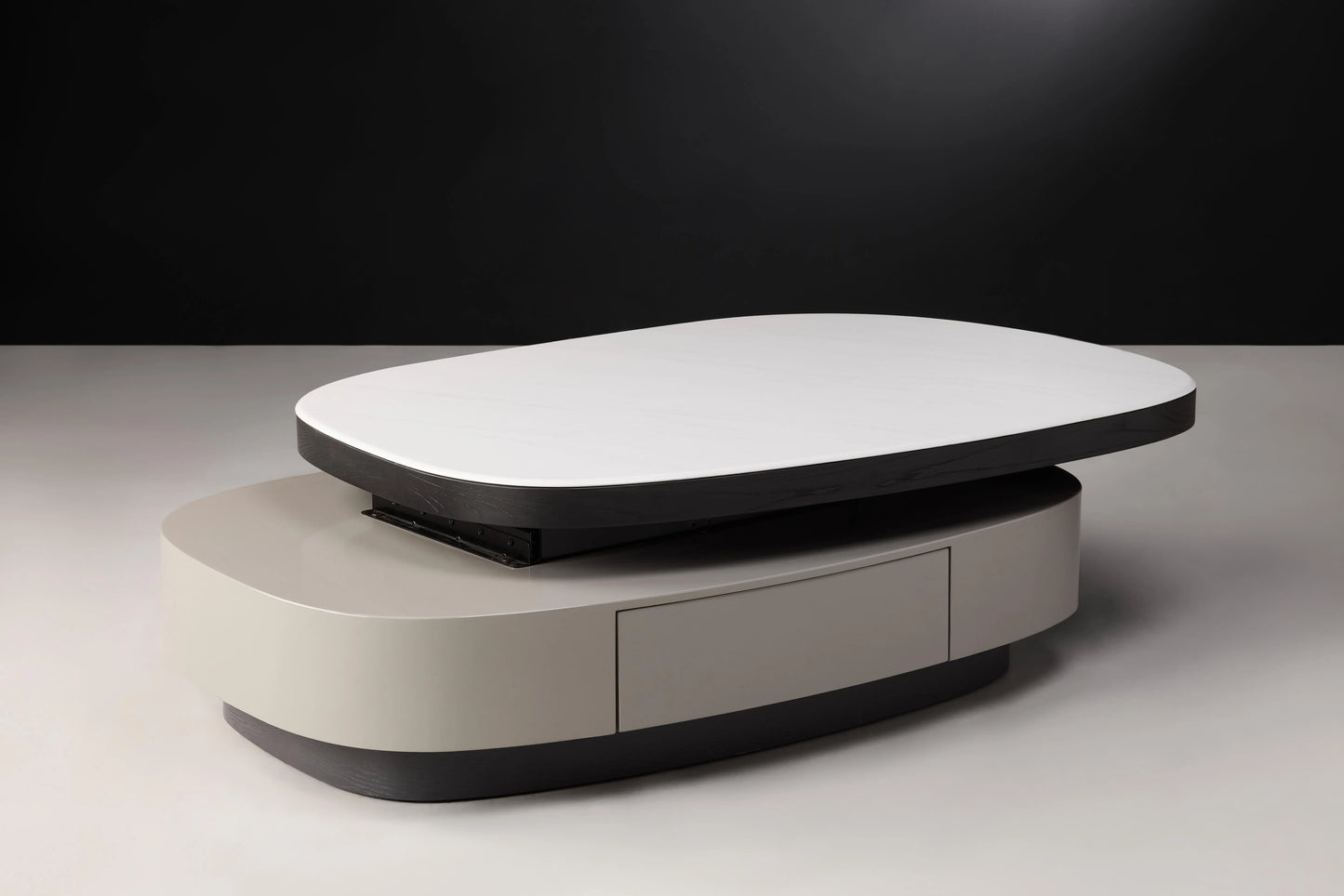 Elin Coffee Table with adjustable Marble Top