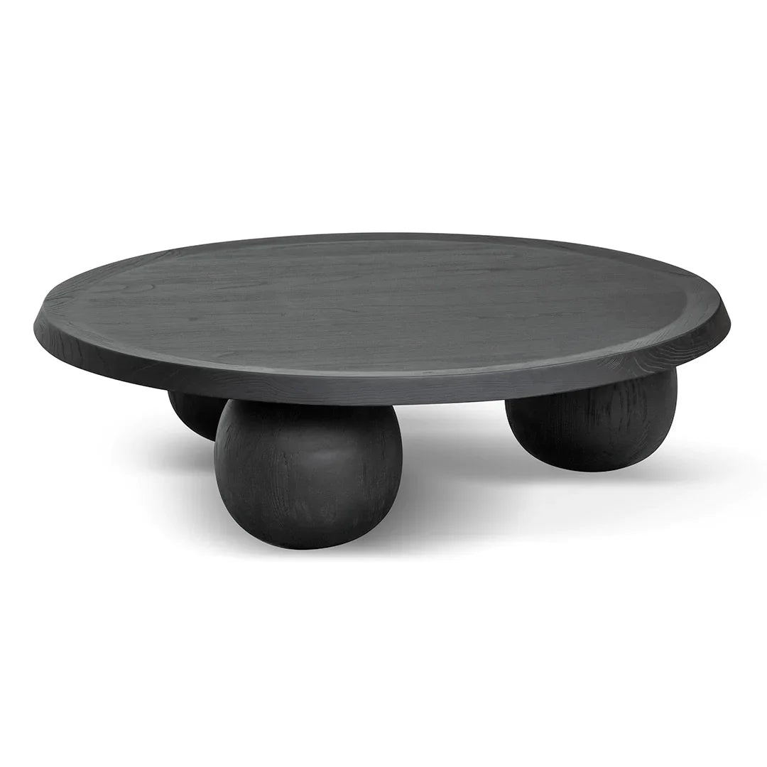 Elm Ball Coffee Table Modern Design - Black