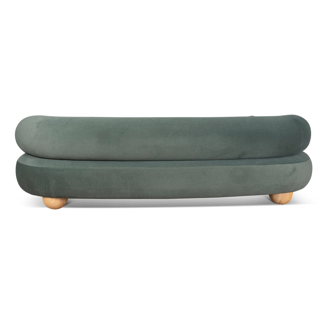 Green Olive 3 Seater Sofa - Burnt Green