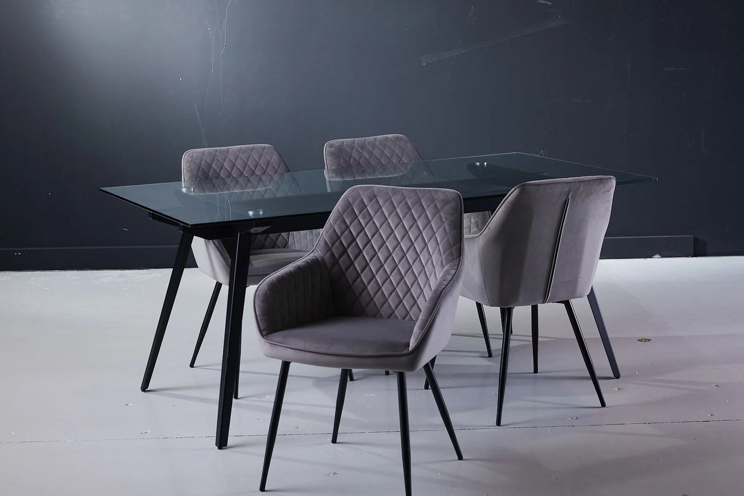 Hakon Dining Chairs Arranged Around Dining Table