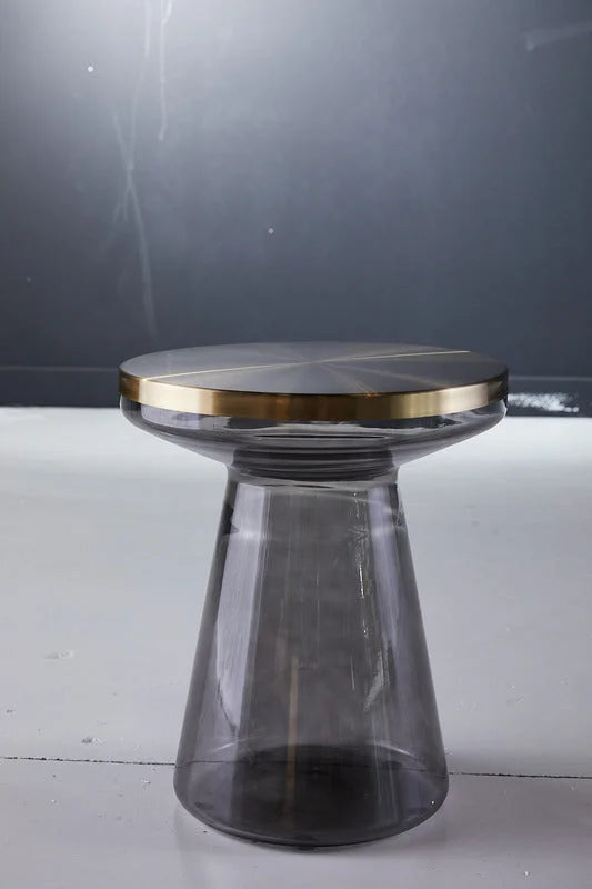 Iron Tray Side Table - Modern Accent Piece
