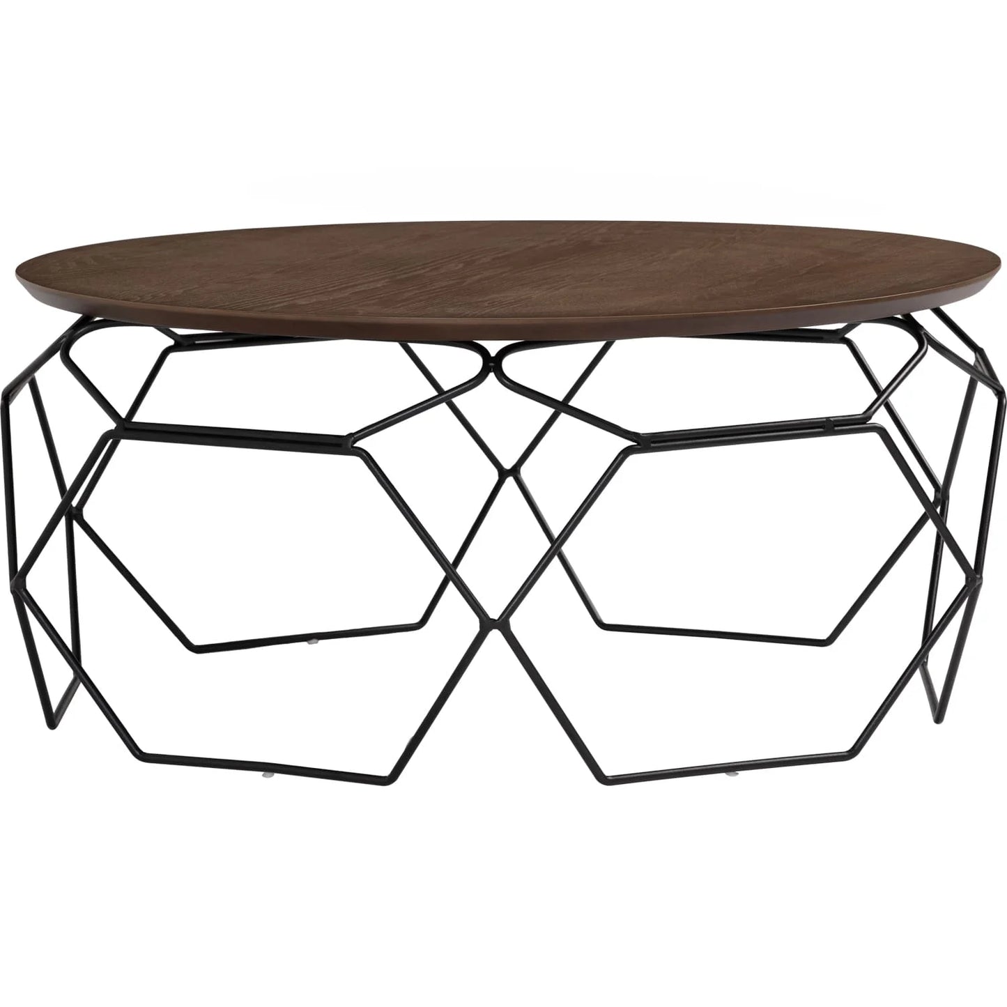 Mando 1.6m Coffee Table - Sleek Oak Wood Surface