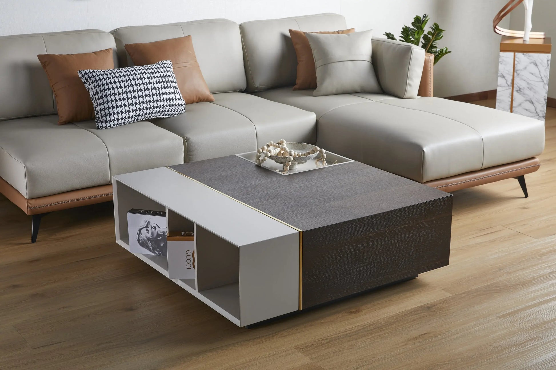 Maple Coffee Table - Living Room Setup