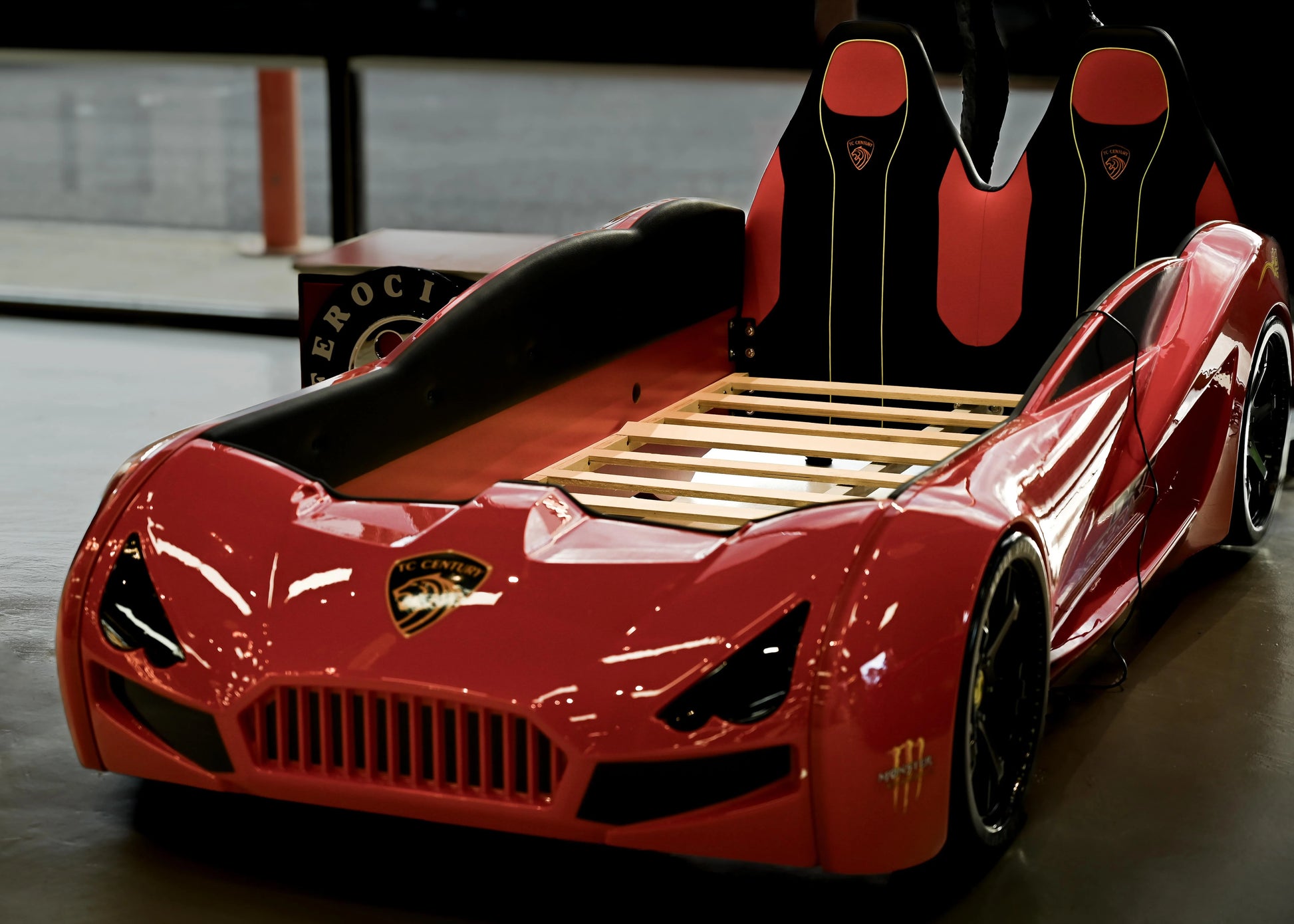Oto Kids Bed - Red Car