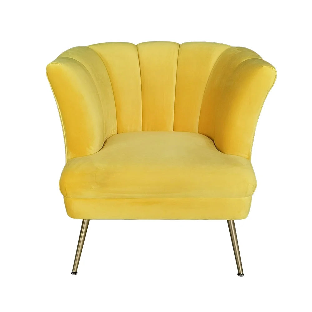 The Sol Yellow Chair - White Background