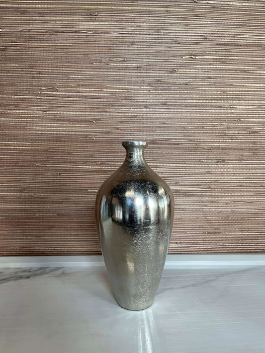 Vo6 Vase With Silver Paint Finish