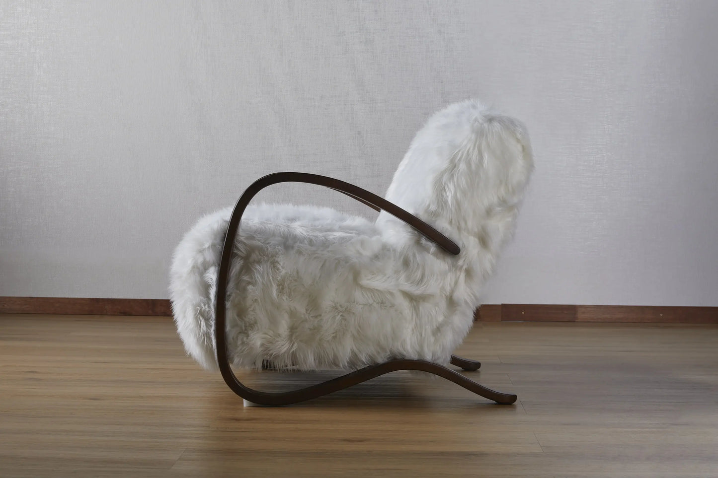 White Moss Chair - Side View