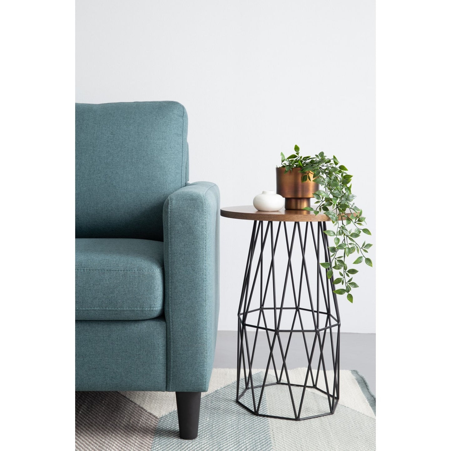 Lozenge Round Side Table