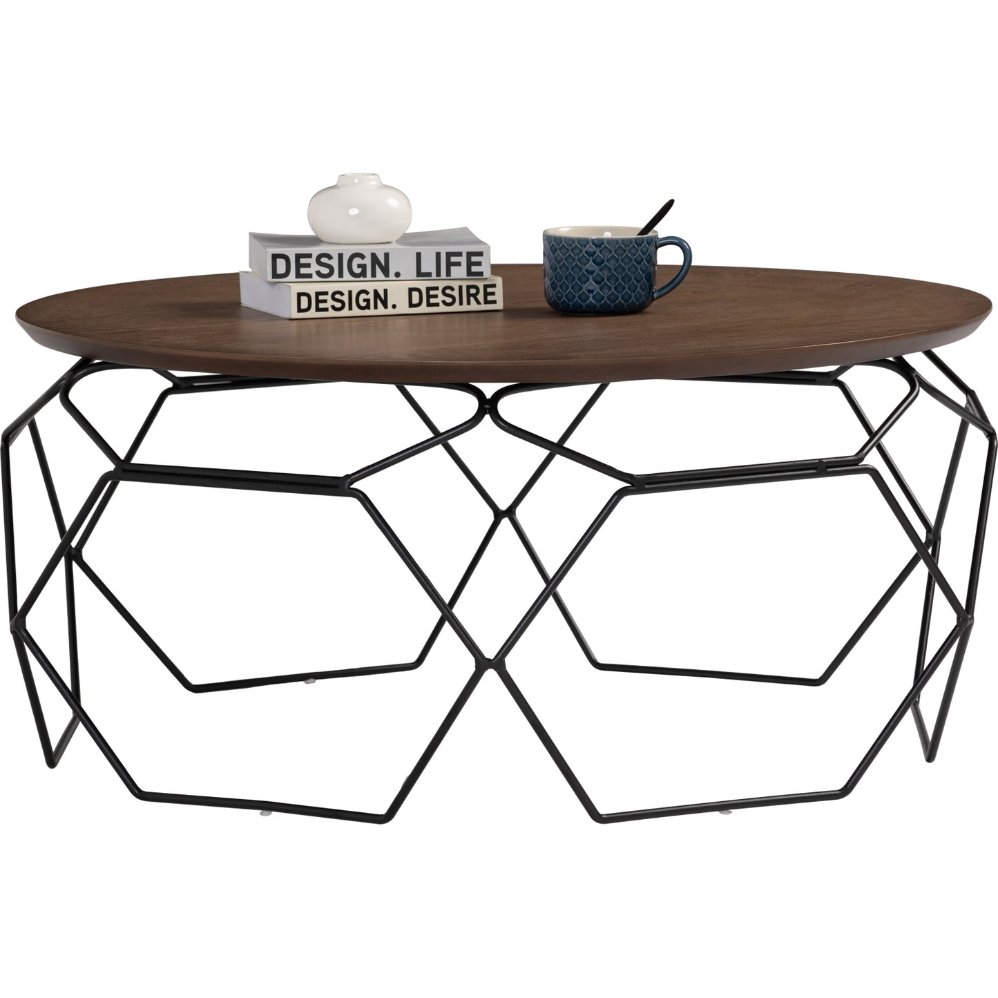 Nano White Round Coffee Table