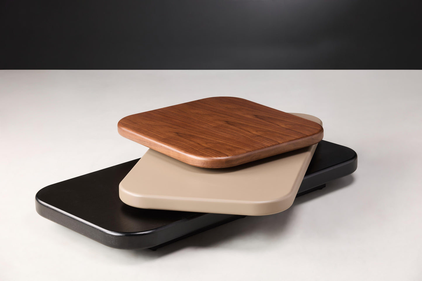 Maja MDF Coffee Table with Moving Wood Panels