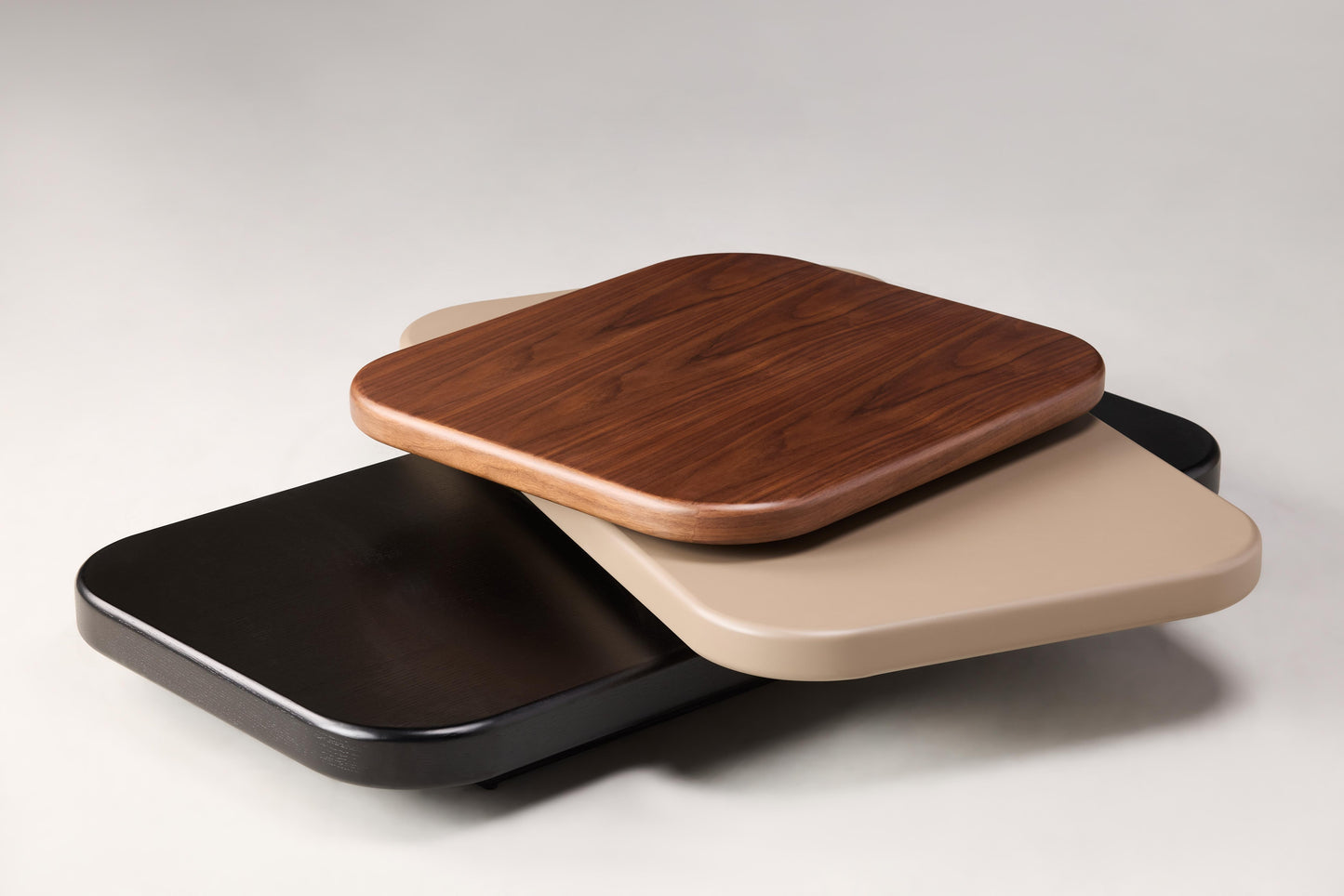 Maja MDF Coffee Table with Moving Wood Panels