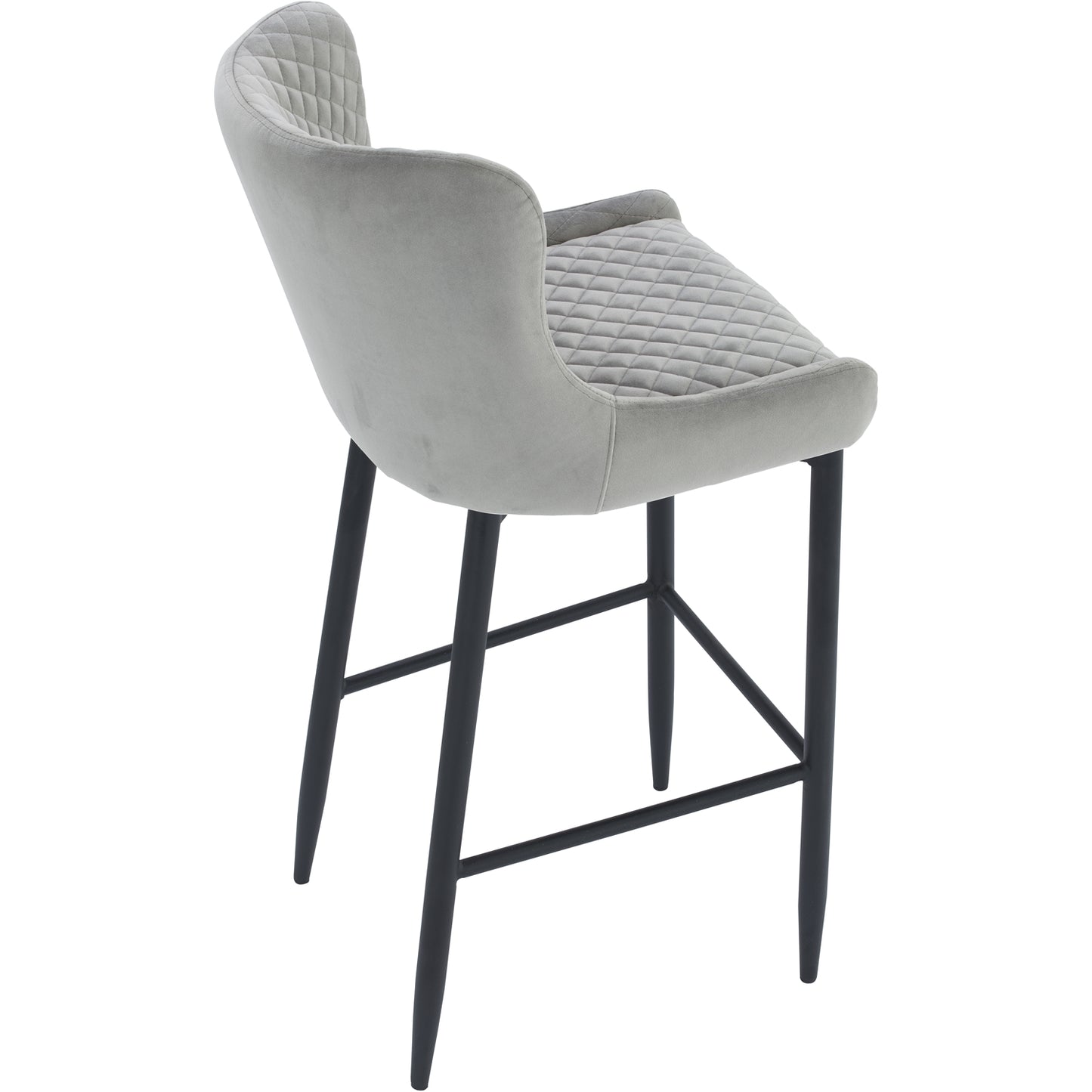 Saskia grey bar stool