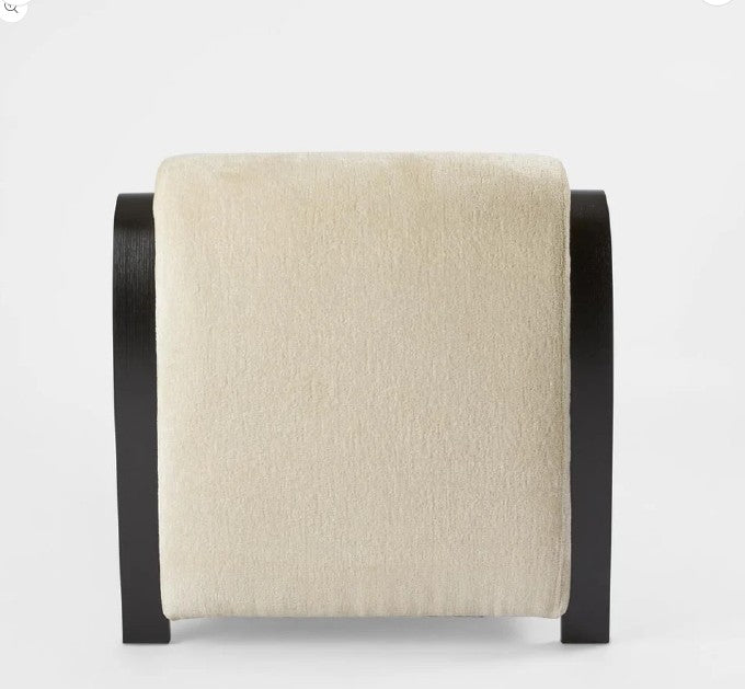 Apollo Armchair Ivory & Black