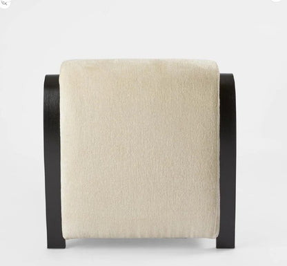 Apollo Armchair Ivory & Black