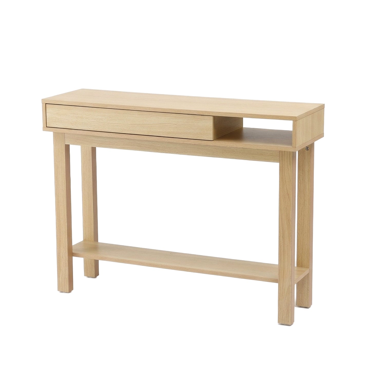 Console Table Entryway Hallway Sofa Side Table Drawer Shelf 100CM Wood