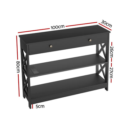 Zara Console Table 3-tier USB Outlets