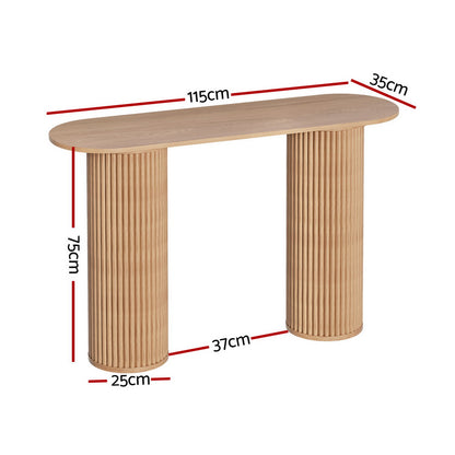 Nova Console Table Oval 115CM Pine Blake