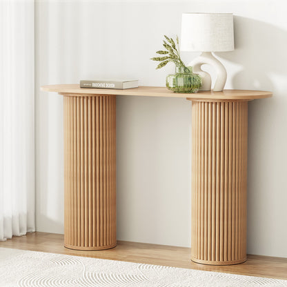 Nova Console Table Oval 115CM Pine Blake