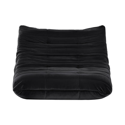 Lazy Sofa 2 Seaters Accent Caterpillar Chair Floor Couch Armless Lounge