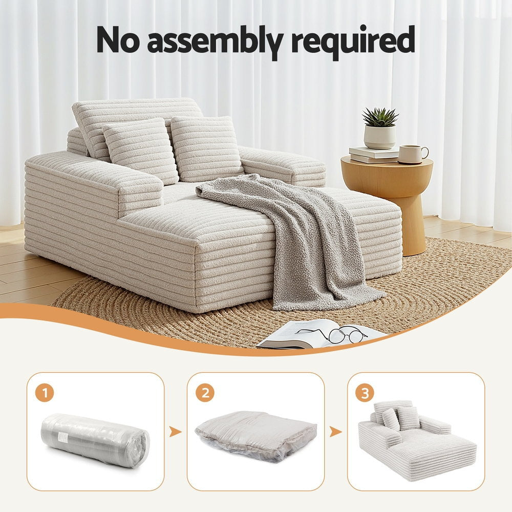 Shila Sofa Bed Lounge Chair Recliner Couch Reading Chairs Sleeper Cloud Sofas Faux Fur Fabric
