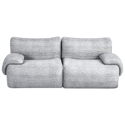 Kai 2 Seater Sofa Modular Sectional Sofas Couch Bed No Assembly Living Room Grey