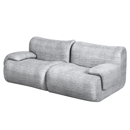 Kai 2 Seater Sofa Modular Sectional Sofas Couch Bed No Assembly Living Room Grey