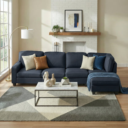 Isla Modular Sofa Chaise Set 5-seater Dark Grey