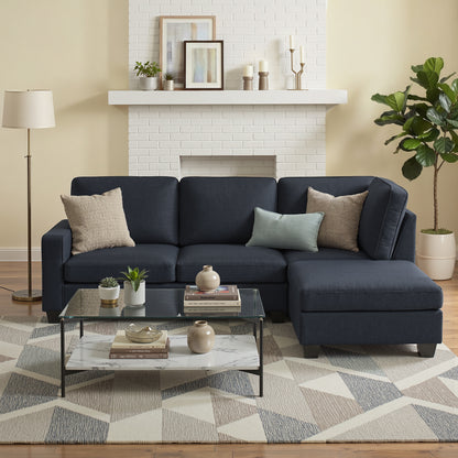 Isla Modular Sofa Chaise Set 4-seater Dark Grey