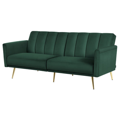 Soha Sofa Bed 3 Seater Couch Convertible Lounge Adjustable Arm Recliner Velvet