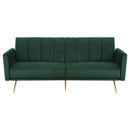 Soha Sofa Bed 3 Seater Couch Convertible Lounge Adjustable Arm Recliner Velvet