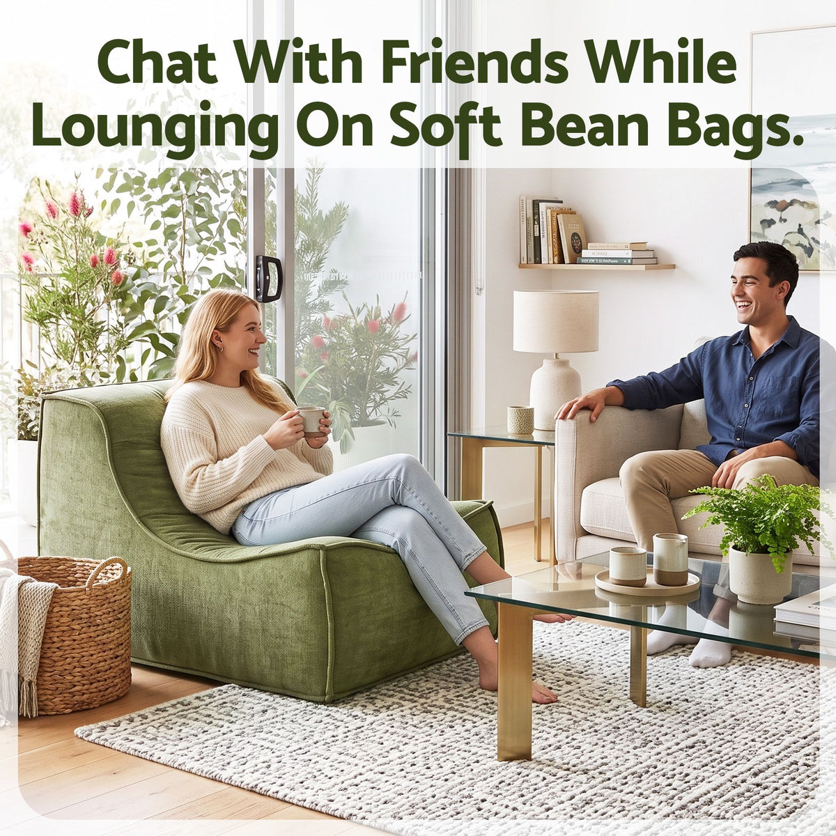 Green Olives   Sofa Armless Chenille No Assembly Removable Cover Green