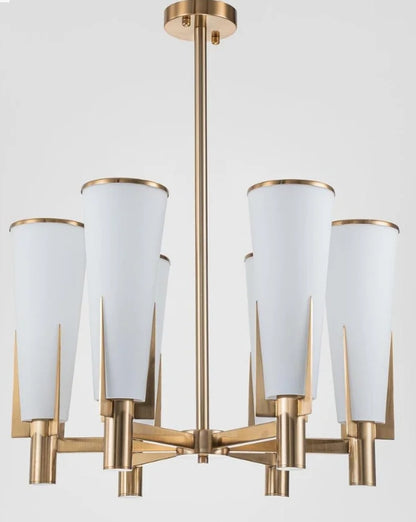 St Germain Chandelier Antique Brass