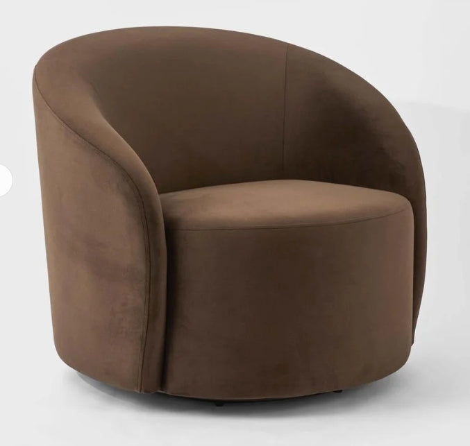 Sierra Swivel Armchair Chocolate