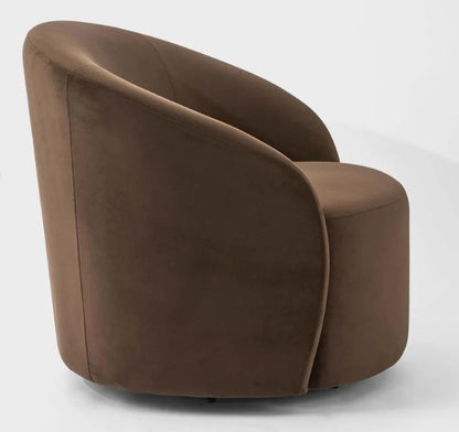 Sierra Swivel Armchair Chocolate