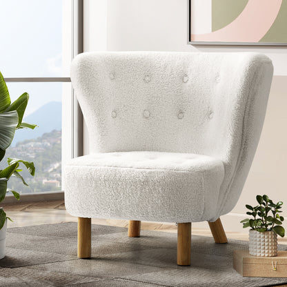 Liam Armchair Lounge Accent Chair Armchairs Couch Chairs Sofa Bedroom White