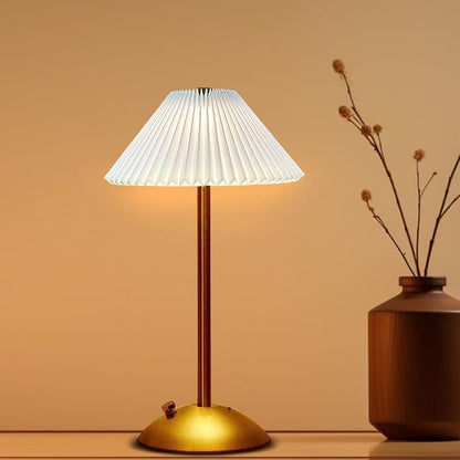 LED Table Lamp with 3 Brightness Levels, USB Desk Lamp for Bedside Dining Table and Desk, White