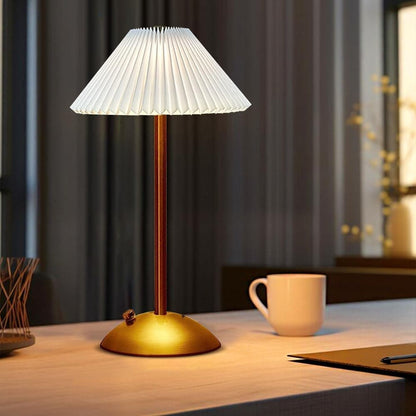 LED Table Lamp with 3 Brightness Levels, USB Desk Lamp for Bedside Dining Table and Desk, White