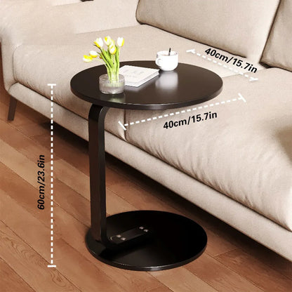 Small Round Coffee Table Simple Sofa Side Table Compact Modern Home Furniture