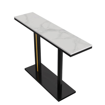 Arlo Duty Marble Entry Console Table Extra Large Sofa Table Accent Furniture