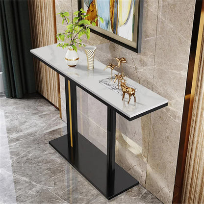 Arlo Duty Marble Entry Console Table Extra Large Sofa Table Accent Furniture