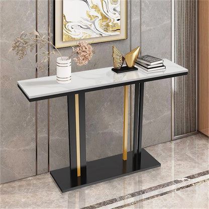 Arlo Duty Marble Entry Console Table Extra Large Sofa Table Accent Furniture