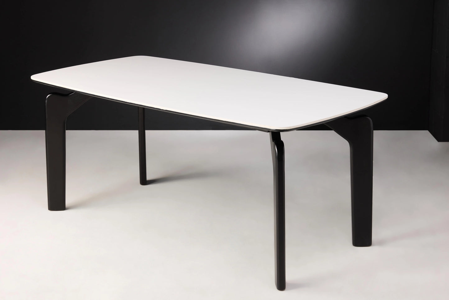 Aya White Countertop Rectangle Dining Table