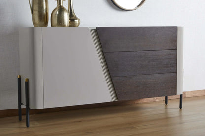 Elegant Maple Dining Side Table Display