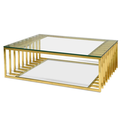 Glass Coffee Table Luxury Design Display