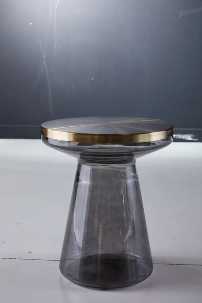 Iron Tray Side Table - Modern Accent Piece