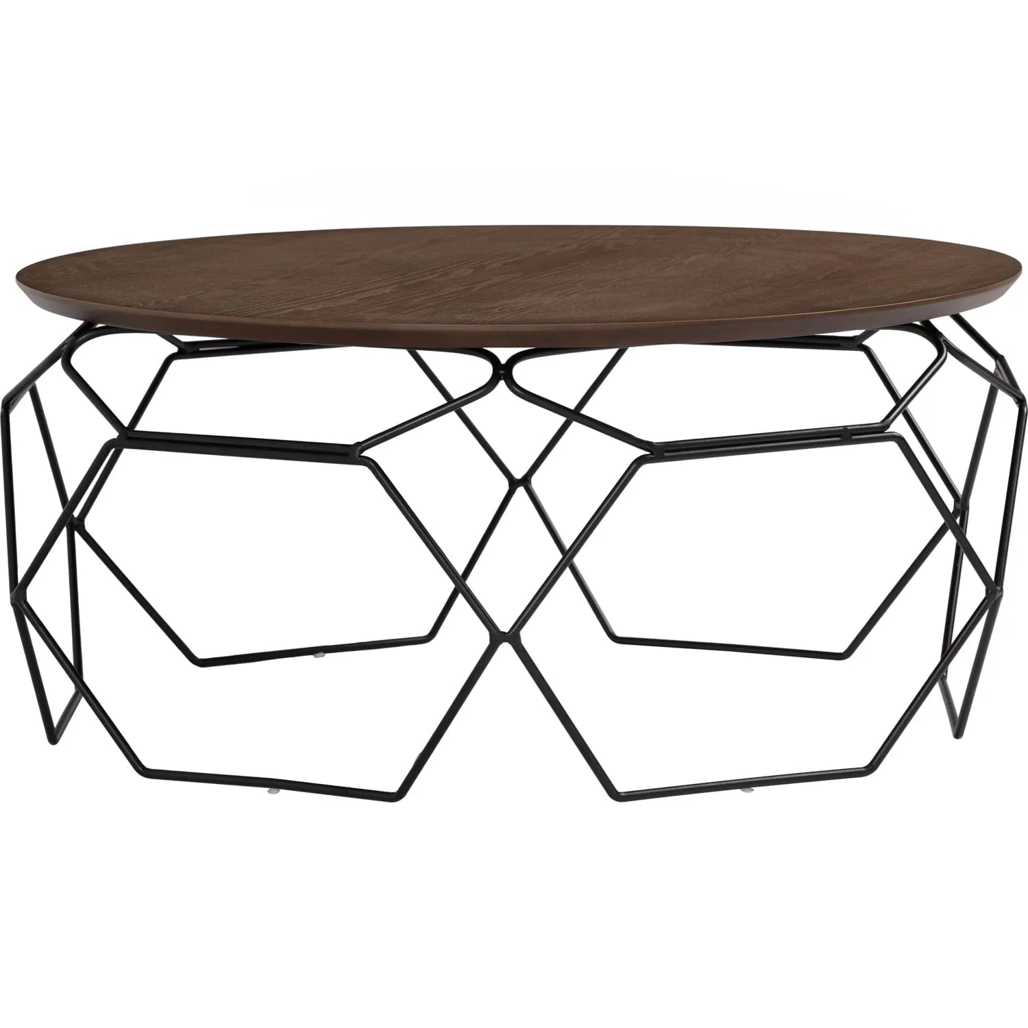 Mando 1.6m Coffee Table - Sleek Oak Wood Surface